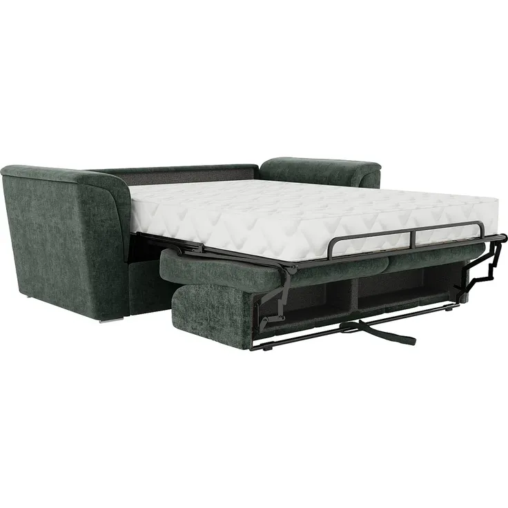 Vente-unique - RIZORA Sofa Stoff Grün - B 223 cm96 cm x H 95 cm x L 210 cm – Bild 5