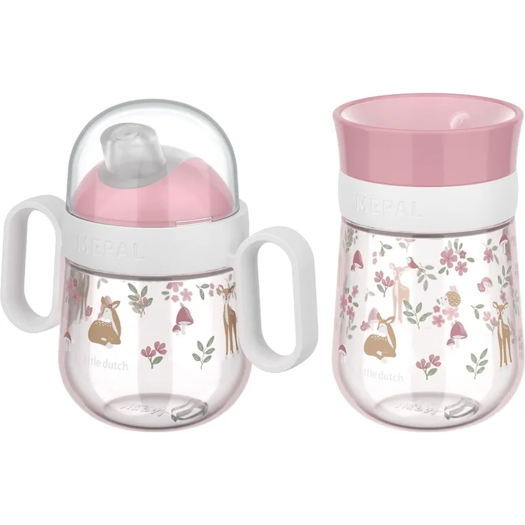 Mepal MIO Trinklernbecher Antitropf & 360° 2er Set Fairy Garden (2025)