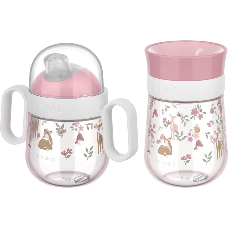 Mepal MIO Trinklernbecher Antitropf & 360° 2er Set Fairy Garden (2025) – Bild 1