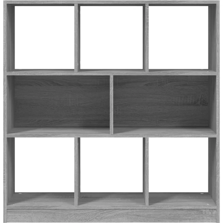 vidaXL Bücherregal Grau Sonoma 97,5x29,5x100 cm Holzwerkstoff 826379 – Bild 3