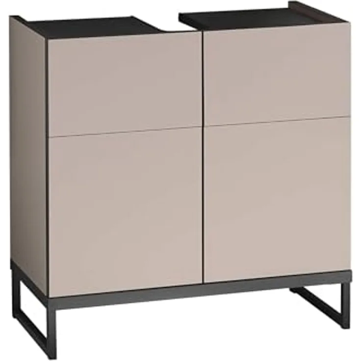 moebel-dich-auf Waschbeckenunterschrank VENEZIA (Badezimmer Unterschrank in kaschmir 60 cm breit)