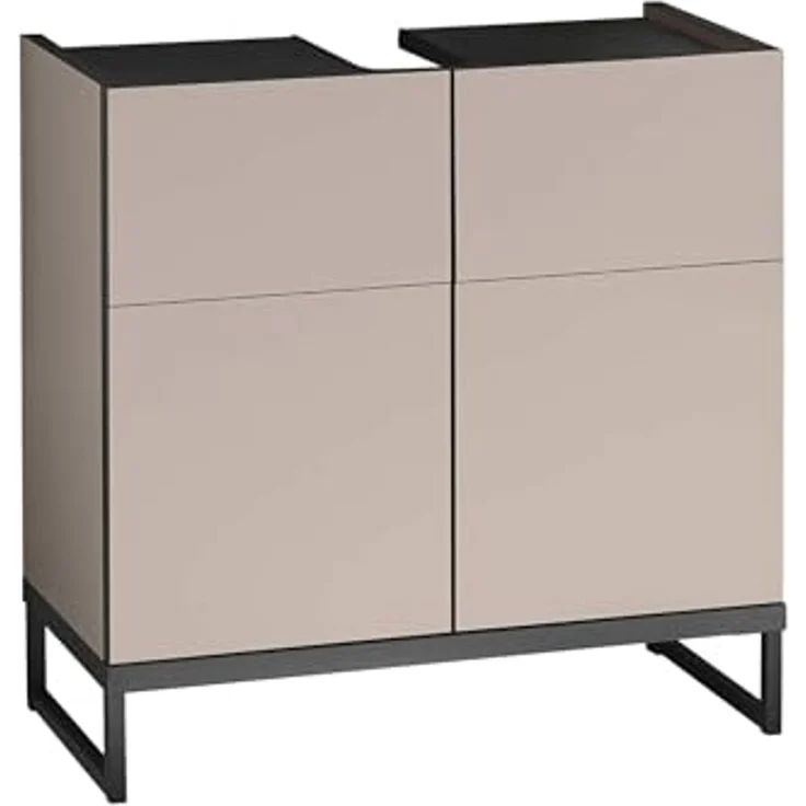 moebel-dich-auf Waschbeckenunterschrank VENEZIA (Badezimmer Unterschrank in kaschmir 60 cm breit) – Bild 1