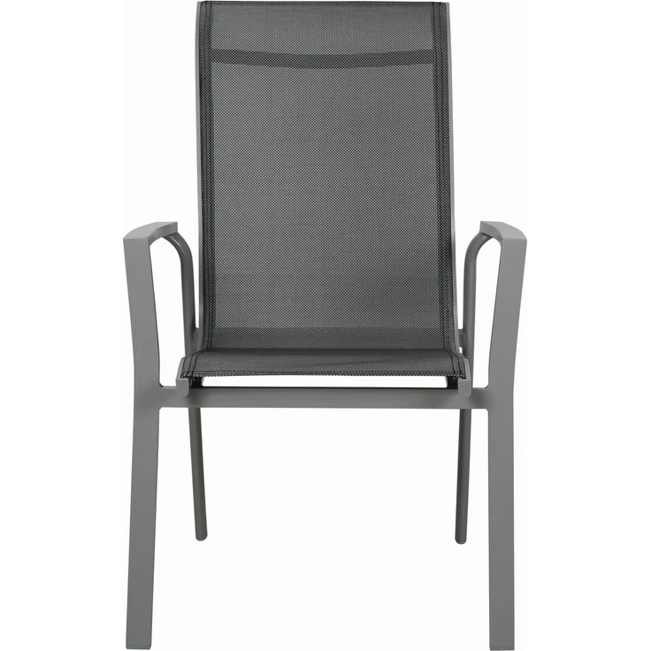 Gardissimo WINDSOR 6x Alu-Stapelsessel Gartensessel silber / mixed-silber – Bild 8