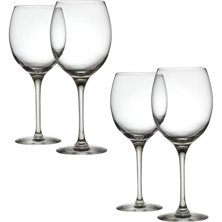 Alessi Weißweinglas Weißweinglas Mami XL 4er Set, Kristallglas
