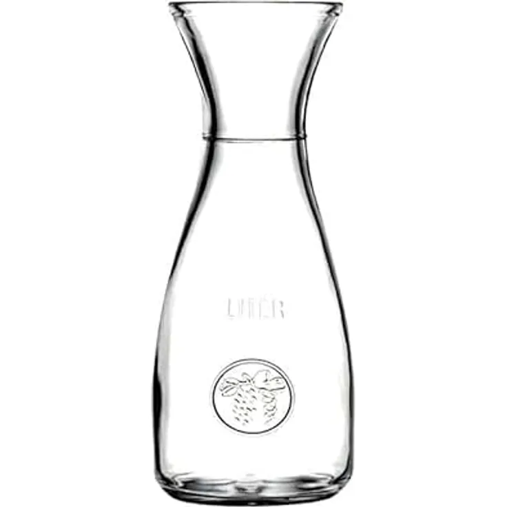 Glas Karaffe Bacchus 0,5l geeicht - 6 Stück