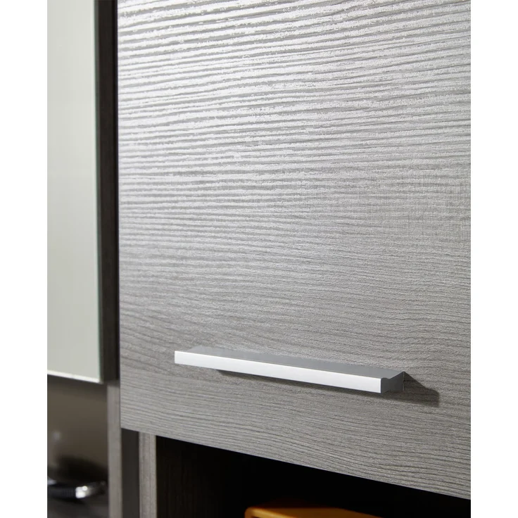 Badset 3-tlg. 'Runner' mit Hochschrank, Unterschrank & Spiegelschrank, Sardegna Rauchsilber, ohne Waschbecken – Bild 8