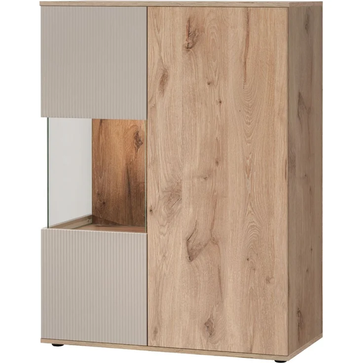 Highboard Cathlyn in Viking Eiche und Kaschmir 90 x 120 cm – Bild 6