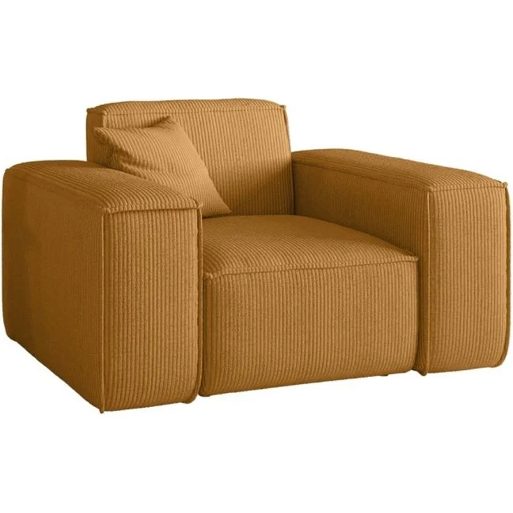 Sessel Designersessel CELES PREMIUM in Stoff Scala Senfgelb – Bild 2
