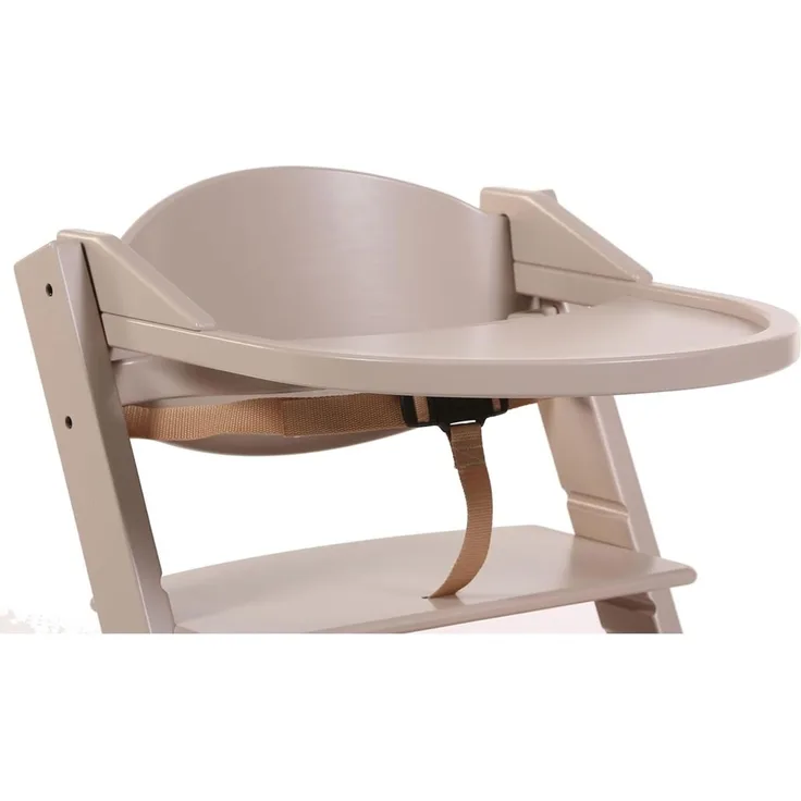 Treppy 1022 ein zusätzlicher Schreibtisch zum Kinderstuhl, Playtray Pastel braun