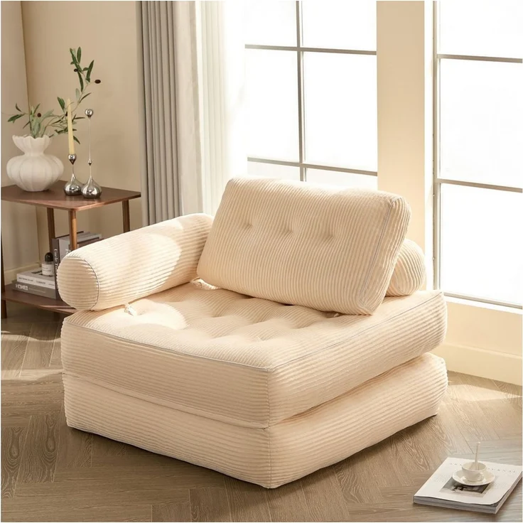 LITBIRD Schlafsofa faltbar, 4-in-1 Multifunktionssofa, Sitzsack-Sofa, Relaxsessel, 1 Teile, Spielsofa & Gästebett für kleine Räume – Bild 1