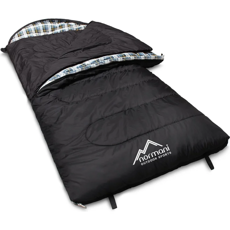 normani Deckenschlafsack Outdoor-Schlafsack Extrem 4-In-1 Antarctica, bis -40°C 500 + 250 g/m² Füllung – Bild 1