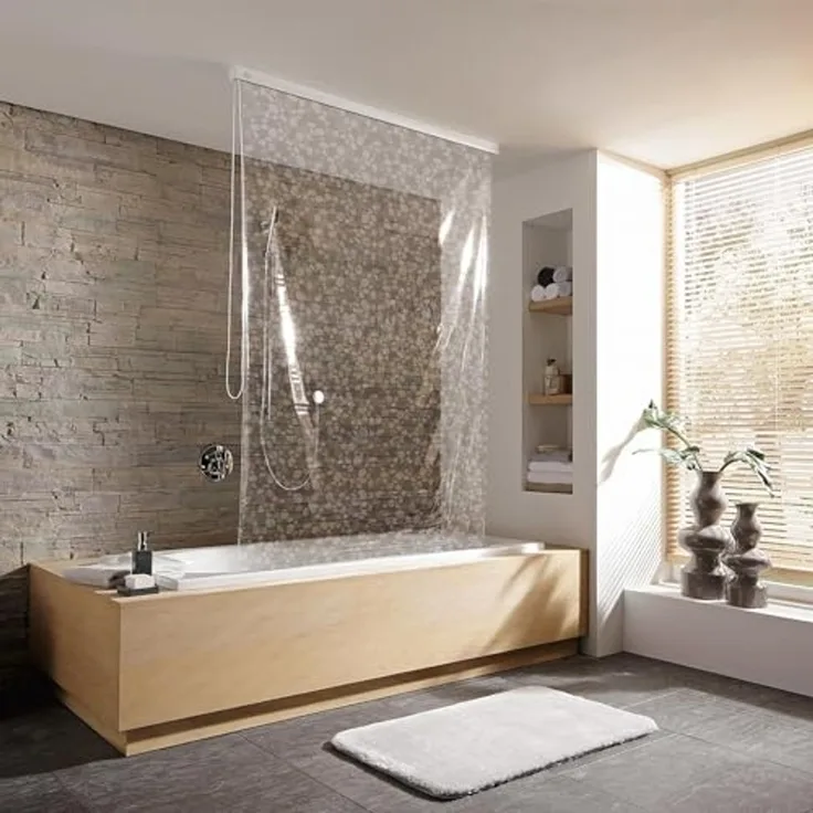 Kleine Wolke Duschrollo clear 128x240cm