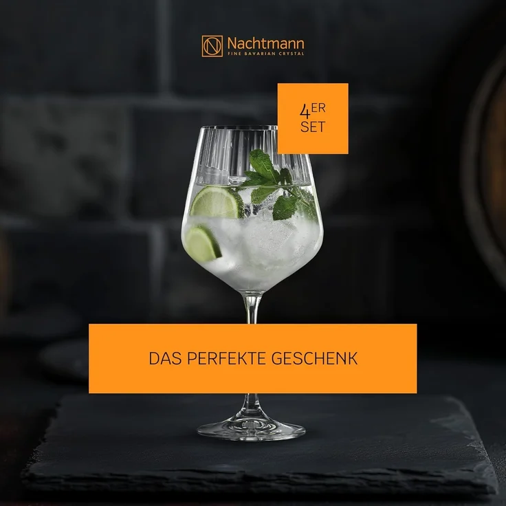 Nachtmann Cocktailglas Gin & Tonic 640 ml 4er Set – Bild 5