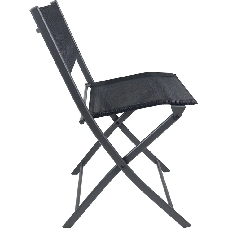 VCM Gartenstuhl Sumila 920266 Schwarz H. 79 x B. 45 x T. 46 cm – Bild 3