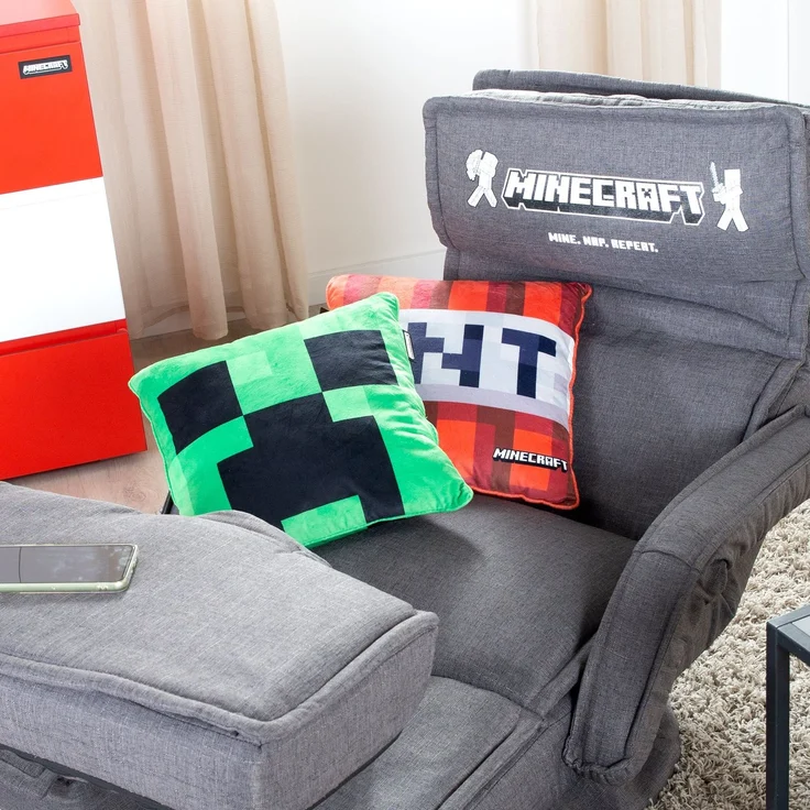 MINECRAFT - dekorative, kuschelweiche Dekokissen, Lesekissen, Zierkissen, buntes Design in verschiedenen Charaktere – Bild 8