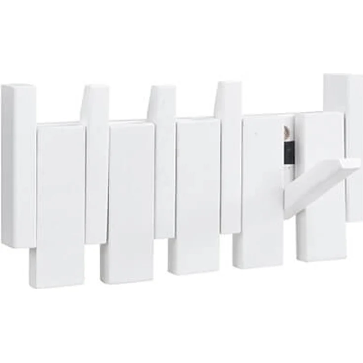 HOME DELUXE Garderobenleiste PORTE Weiß - 32 x 15 cm – Bild 4