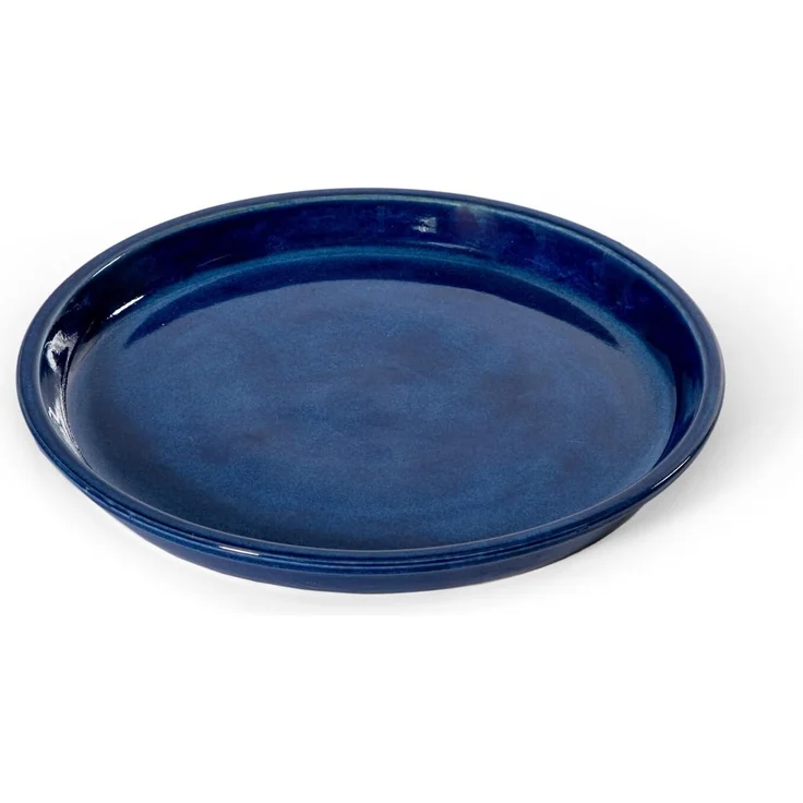 Pflanzteller Untersetzer für Pflanzgefäße 24cm Royal Blau Vogeltränke frostfest – Bild 4