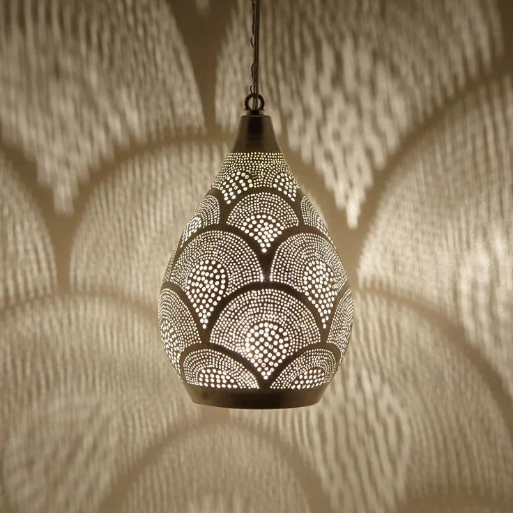 Marokkanische Lampe Naouma Samak D20 – Bild 6