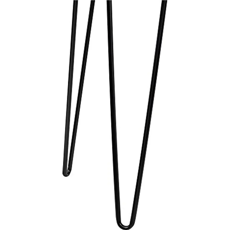 DHP Furniture Cassie Schreibtisch Walnussoptik mit schwarzen Metallbeinen (BxTxH) 101x49x68 cm – Bild 5