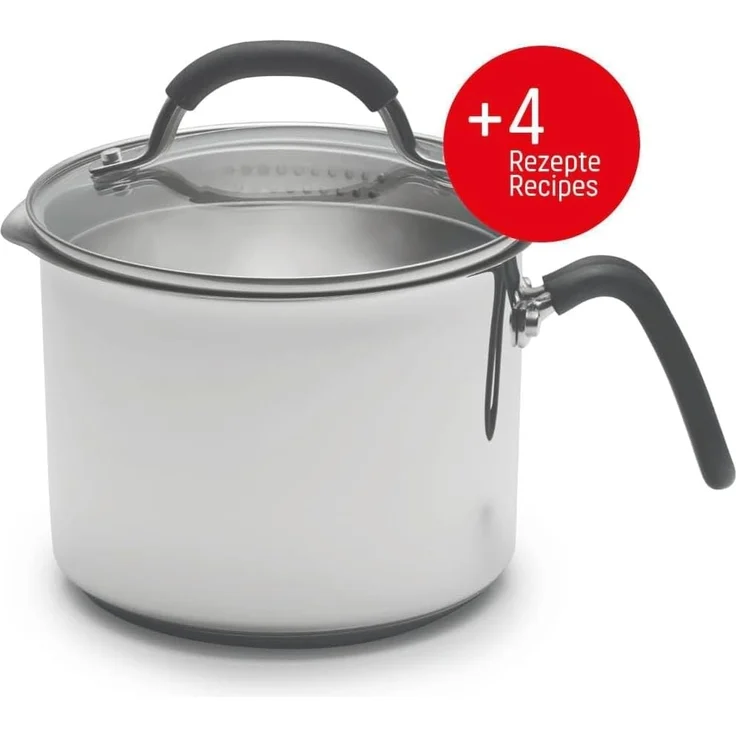 Coolinato Milchtopf Coolinato Universaltopf 16cm 2,4l aus Edelstahl - unbeschichtet – Bild 9