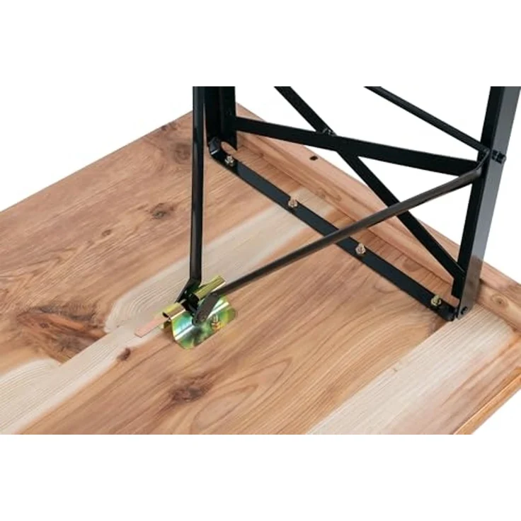 Stagecaptain Gartentisch "Hirschgarten" kurzer Bierzelttisch für Balkon 117 cm (2-St), ebenso kann auch als Esstisch, Campingtisch, Klapptisch dienen – Bild 7