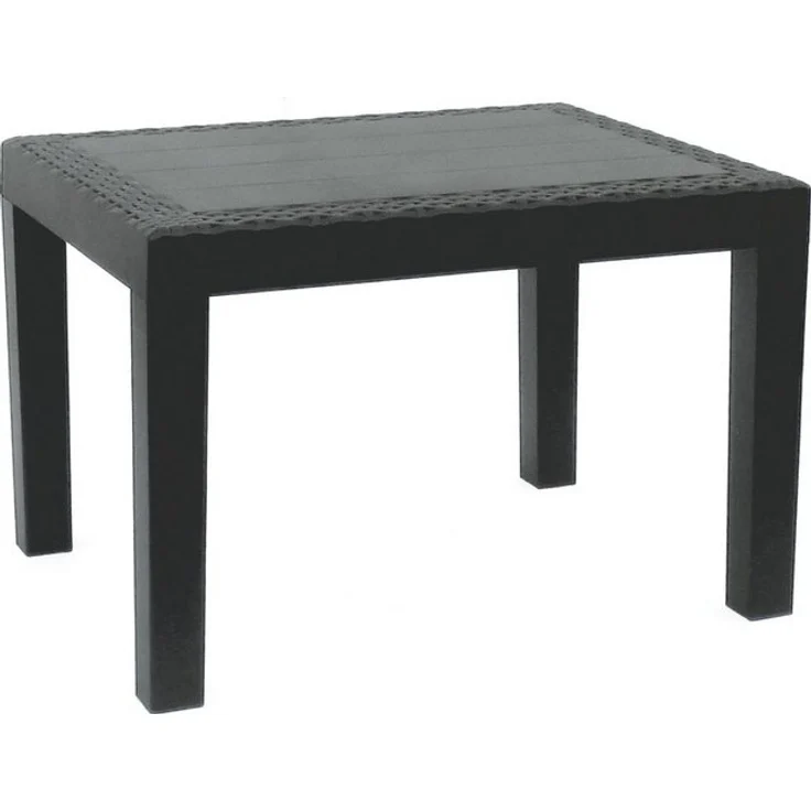 Jack Beistelltisch Kunststoff Rechteck 59x46x40cm Garten Außen Lounge Balkon – Bild 4