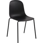 CLP Stuhl Hardin stapelbar und absolut wetterfest,schwarz