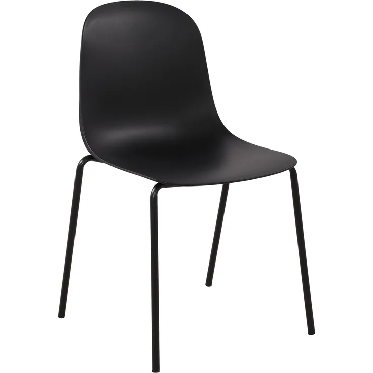 CLP Stuhl Hardin stapelbar und absolut wetterfest,schwarz