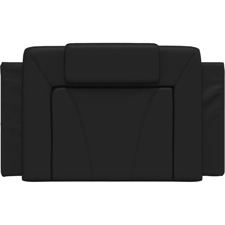 vidaXL Kopfteil-Kissen Schwarz 90 cm Kunstleder 374767 – Bild 8