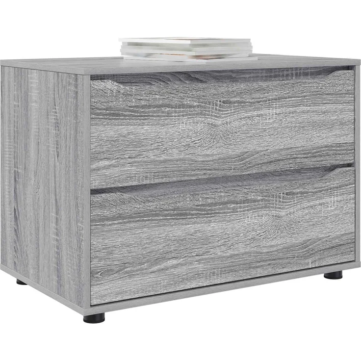 vidaXL Aufbewahrungsschrank 80 x 48 x 57 cm Holzwerkstoff Sonoma-Grau 888823 – Bild 3
