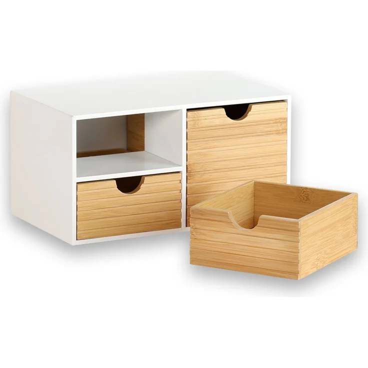 KESPER 58960 Organizer mit 3 Schubladen, weiß, FSC / Mini-Kommode – Bild 3