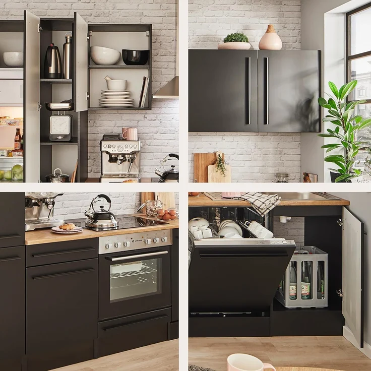 BASIC by Balculina Küchenzeile Jazz, Breite 310 cm, wahlweise mit E-Geräten – Bild 7