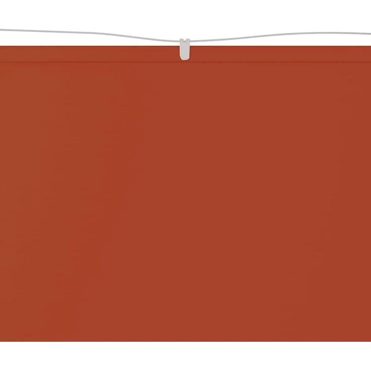 Senkrechtmarkise, Terrassenmarkise Terrakotta 140x800 cm Oxford-Gewebe – Bild 3