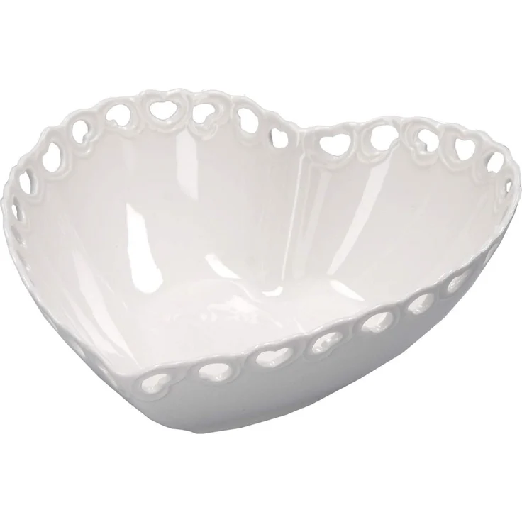 La Porcellana Bianca La Porcellana Bianca verzierte Herzschale 20 cm P003921207