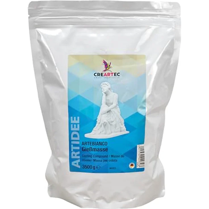 Artebianco Gießmasse weiß 3,5 kg (8,57 € pro 1 kg) – Bild 2
