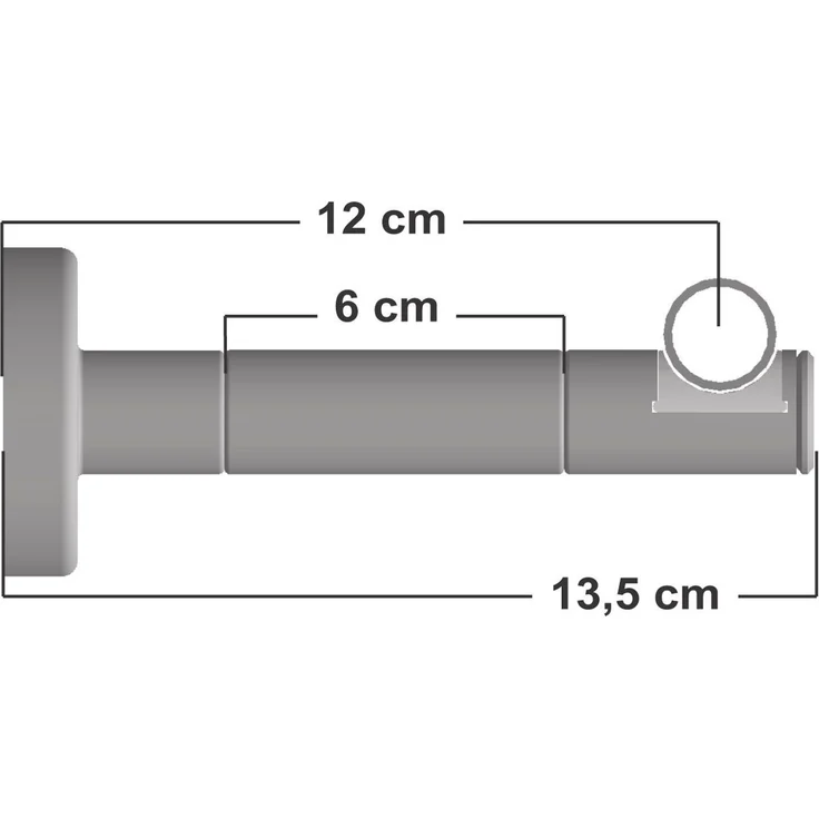 nodeko Gardinenstangenhalter Halter mit Magnet für Gardinenstangen, Vorhangstangenhalter magnetisch, Stil 16 mm und Stil 20 mm, einfaches Abnehmen der Gardinenstange ohne lästiges Schrauben – Bild 4