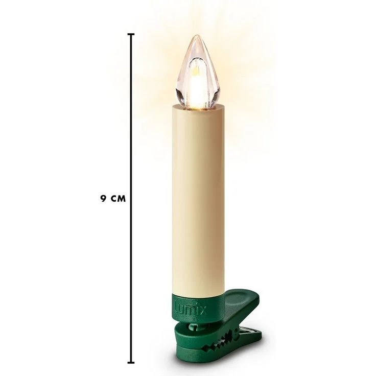 Krinner Superlight Bavaria Mini Flame 6er Set Elfenbein – Bild 2