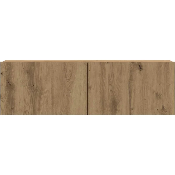 vidaXL 4-teiliges TV-Wandschrank-Set Artisan Oak 100x30x30 cm 3328946 – Bild 4