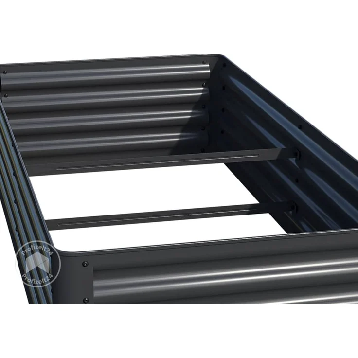 PRIMEYARD Hochbeet LUCA anthrazit Stahlkonstruktion 150x60x35 cm – Bild 3
