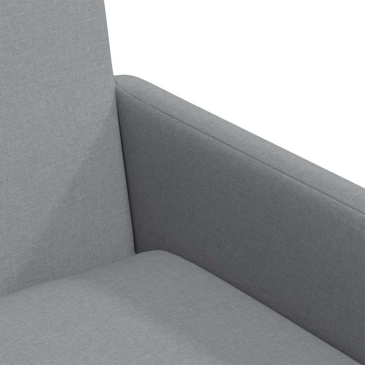 vidaXL Esszimmerstühle 2 pcs Hellgrau 57 x 67 x 95 cm Stoff 42017903 – Bild 6