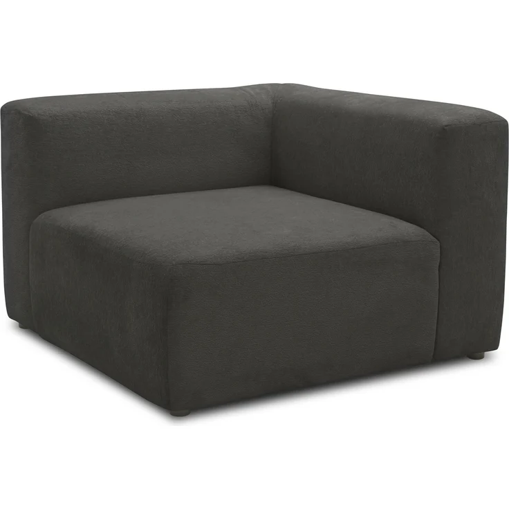 DOMO. collection Ecksessel 800013, Sessel, quadratisch mit gepolsterte Rückenlehne, Modul-Element, Sofa, Polsterecke, Eckcouch, Polstergarnitur 108 x 108 x 69 (BxTxH), grau – Bild 2