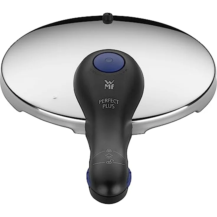 WMF Schnellkochtopfdeckel Perfect Plus, (Ersatzdeckel für Schnellkochtopf, 1-tlg, 2 Kochstufen), Kunststoffgriff – Bild 3