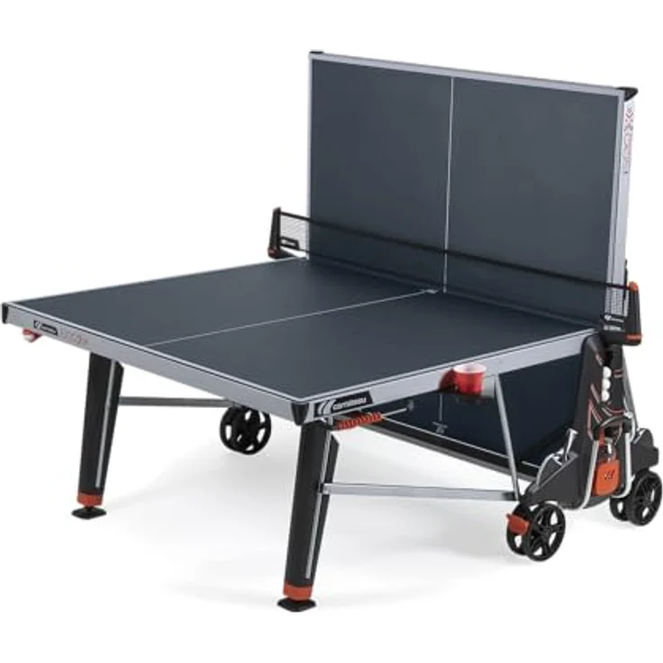 Cornilleau 600X, Outdoor Tischtennisplatte mit 7 mm Melaminharzplatte, blau, DSI-Verriegelungsmechanismus und Höhenverstellung – Bild 3