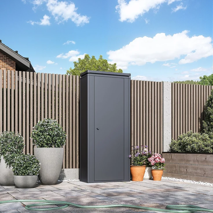 Weide Noble Gartenschrank 600 L | Verzinkter Stahl | Anthrazit – Bild 2