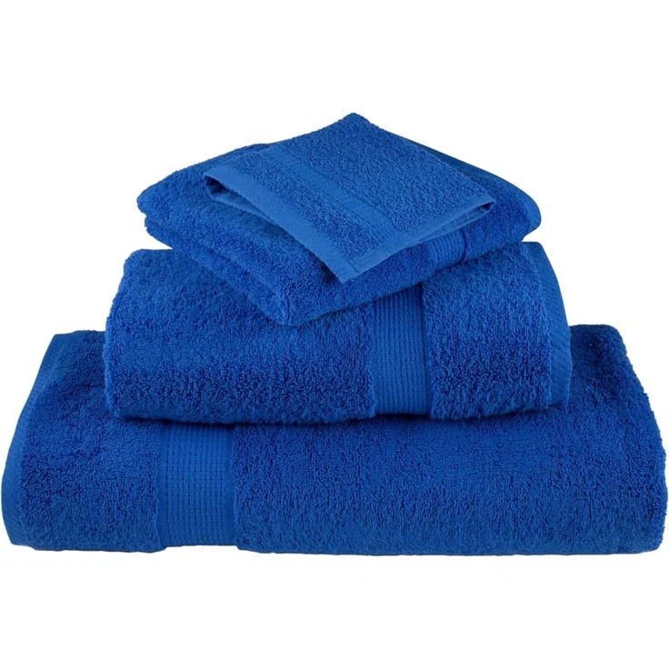 vidaXL Premium-Waschtücher SOLUND 10 Stk. Blau 30x30 cm 600 g/m² 137181 – Bild 4