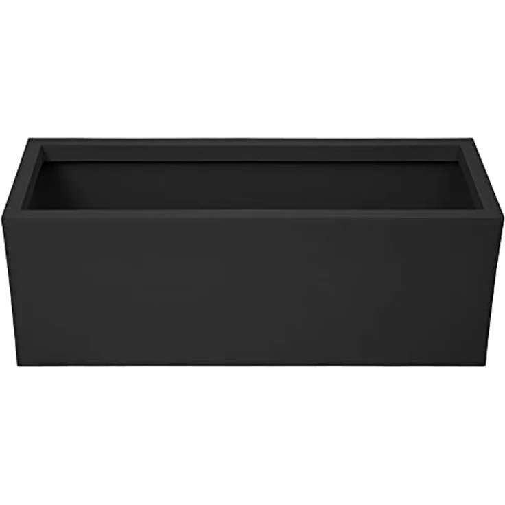 ONDIS24 Blumentopf Pflanzkübel rechteckig Vulkan Blumenkasten, mit Wasserspeicher Blumenkübel Basalt 57L+21L – Bild 5