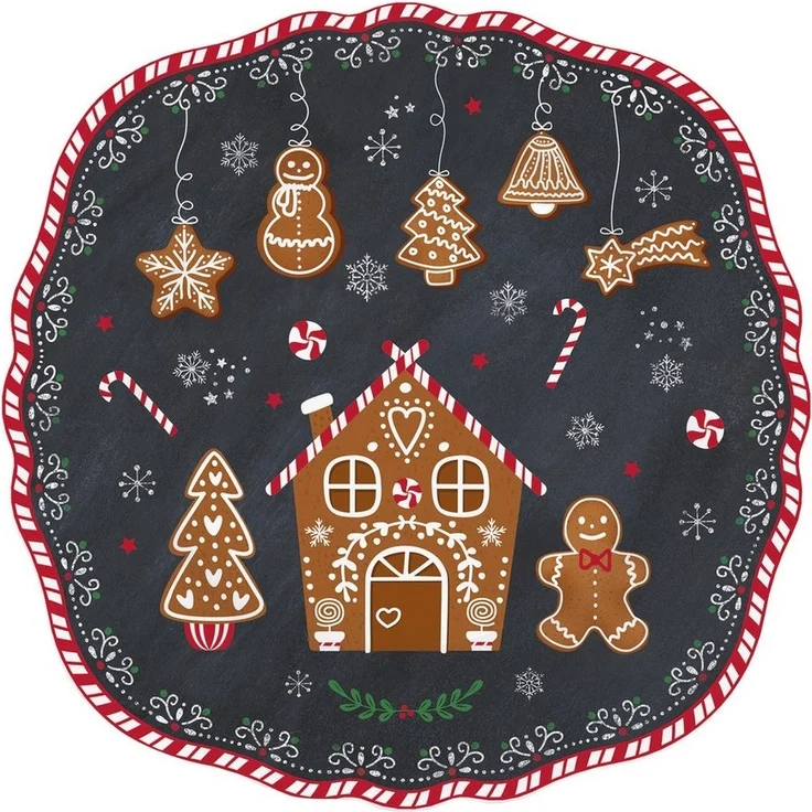 EasyLife Kuchenteller Gingerbread, Spülmaschinengeeignet – Bild 5