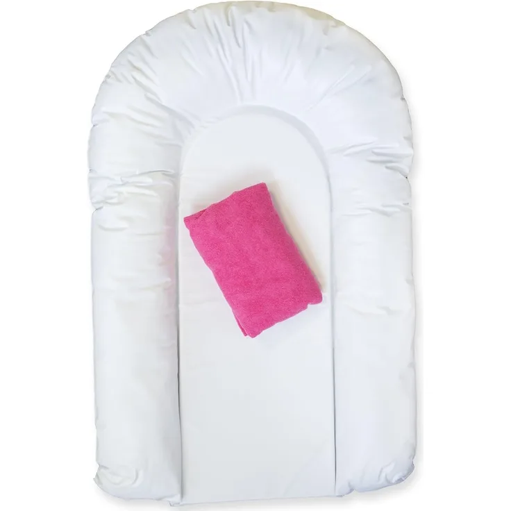 PMP - Set Wickelauflage PVC + Frotteebezug Rosa 50x75 cm