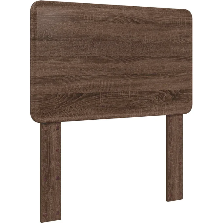 vidaXL Bettrahmen Braun Eichen-Optik 90 x 190 cm Massives Kiefernholz 3412548 – Bild 5