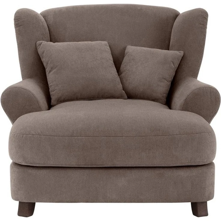 Home affaire XXL-Sessel Oase, mit Wellenunterfederung und 2 Zierkissen – Bild 4